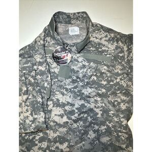 US Military Army Mens Defender M  Jacket Green‎ Digital Camo Zipper L X long New